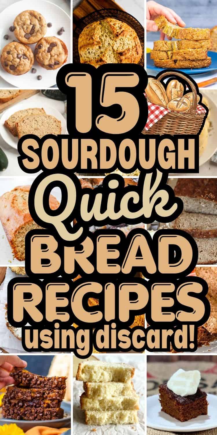 Easy sourdough discard quick bread recipes for delicious baking.