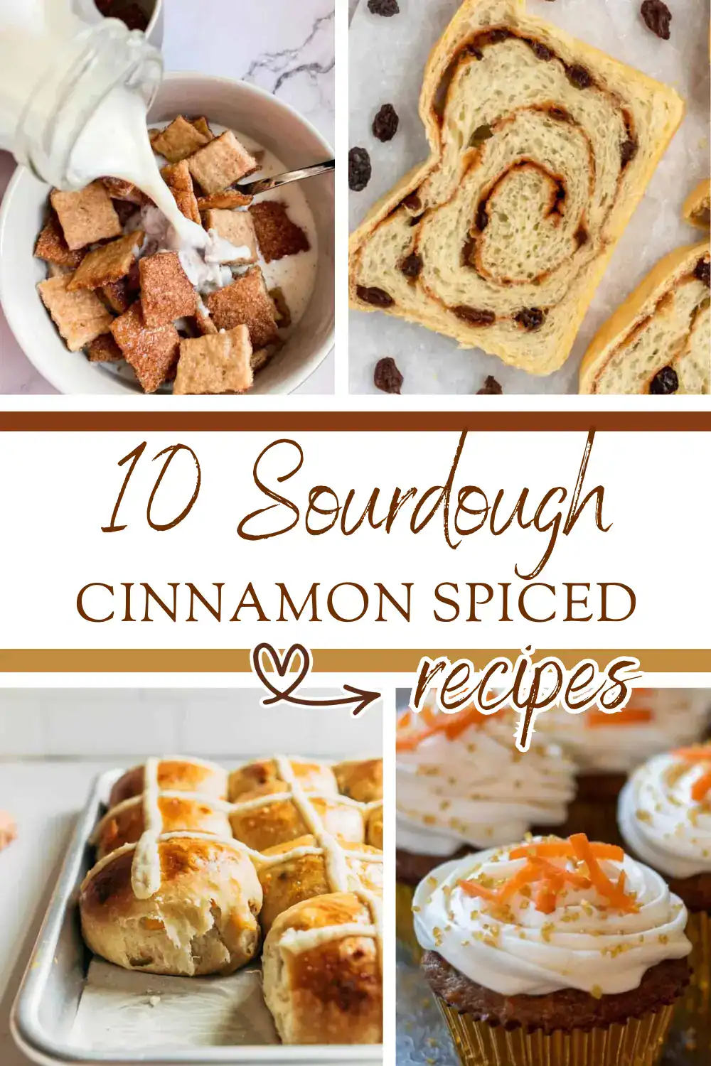 cinnamon spiced treats with sourdough