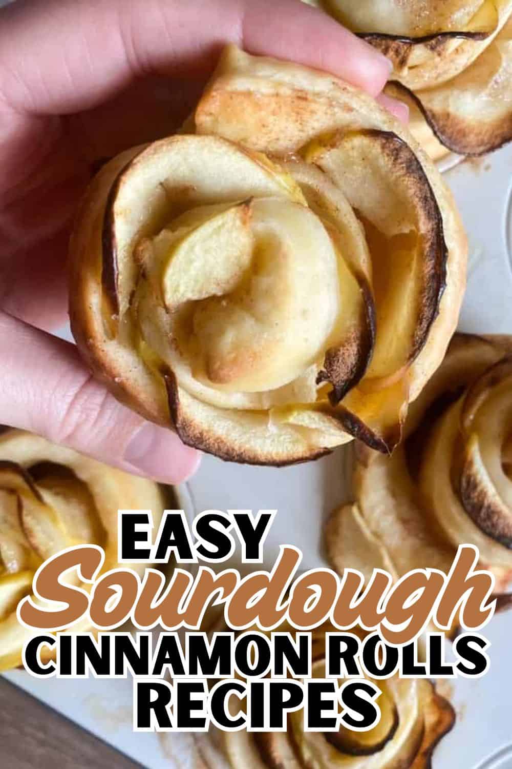 sourdough cinnamon rolls recipes - Sourdough Apple Cinnamon Roll Roses