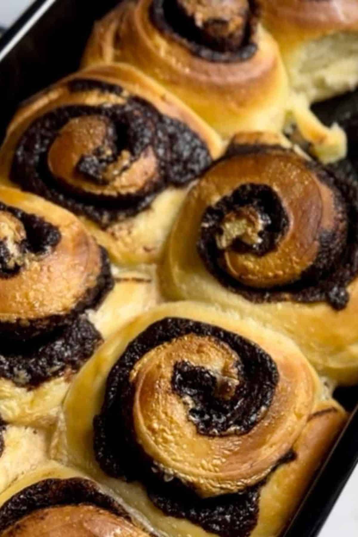 Sourdough Jumbo Chocolate Rolls