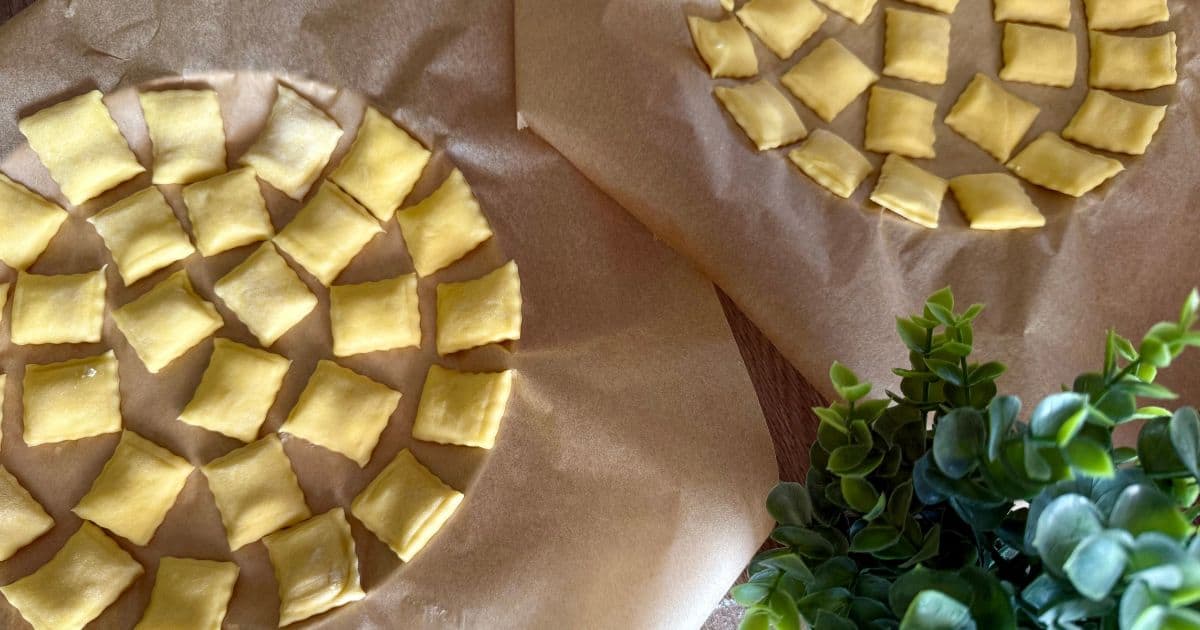 Sourdough Ravioli with Ricotta Filling - Stretch and Folds