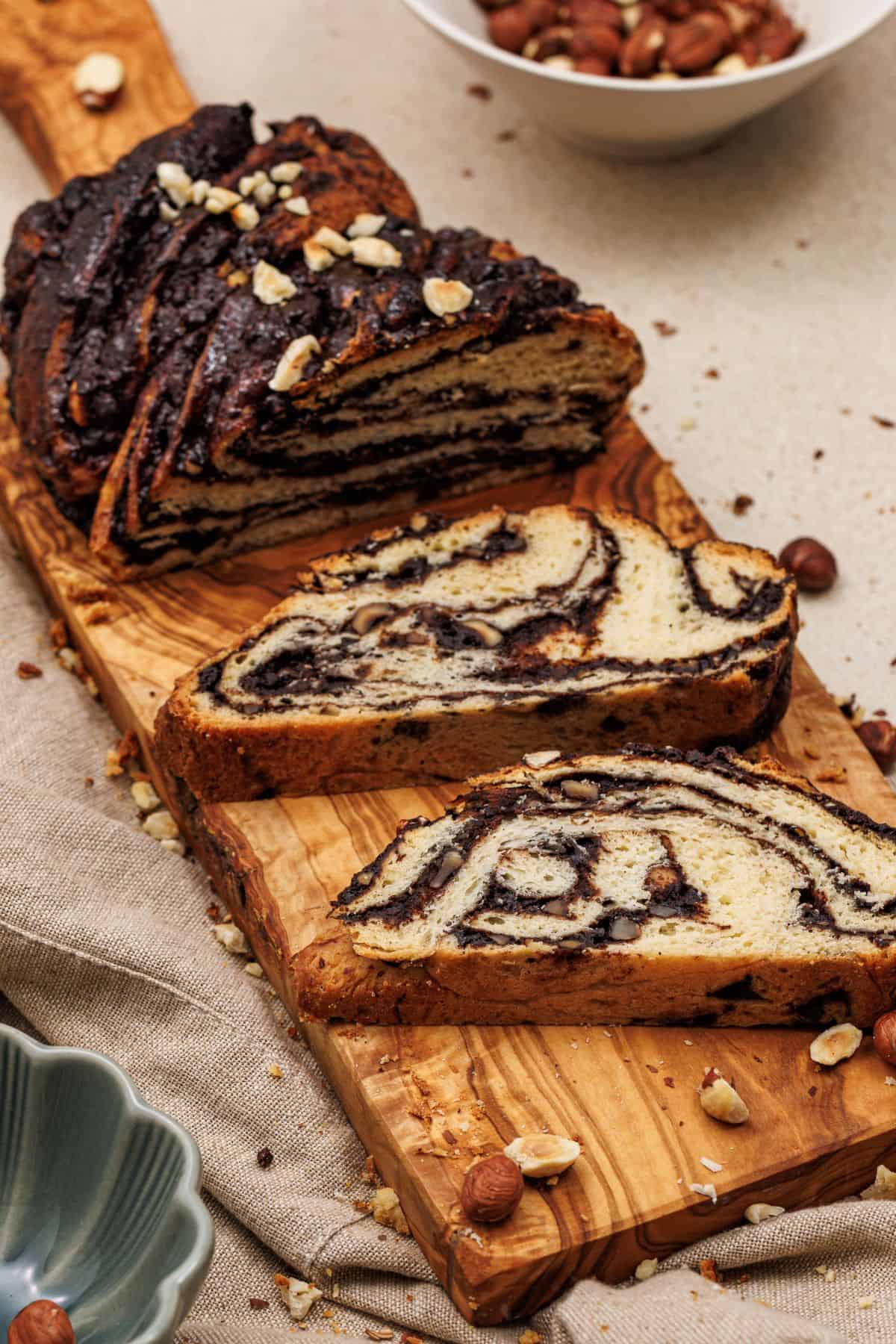 Stack of Carrot Cake Cruffins arranged on a plate.