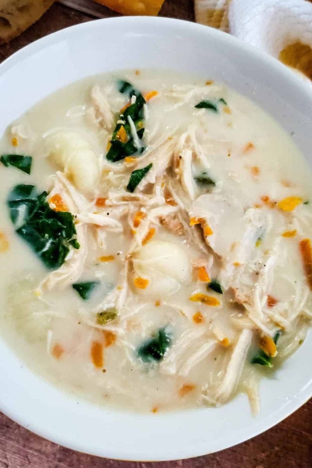 Crockpot chicken Ggnocchi