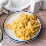 Delicious homemade mac and cheese topped with crunchy breadcrumbs, perfect comfort food.
