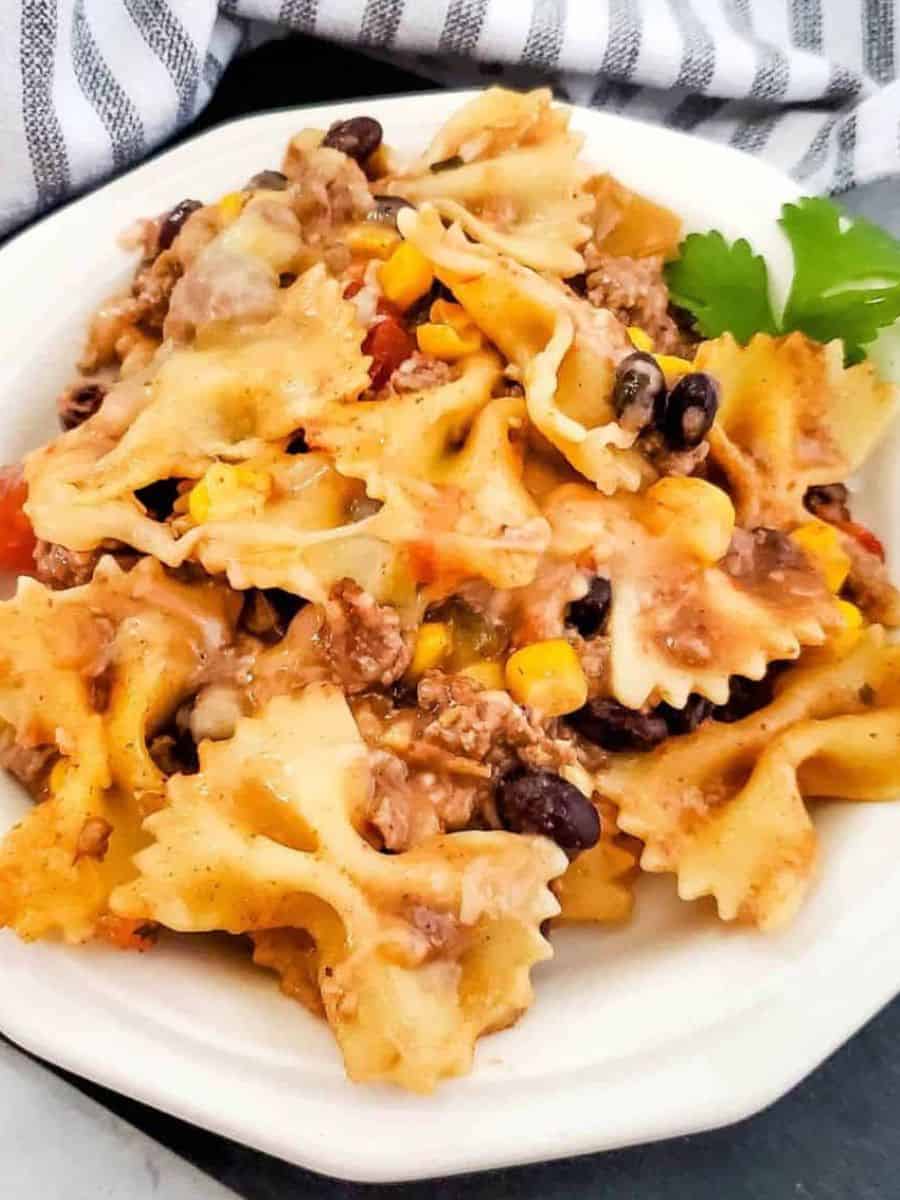 One-Pan Tex-Mex Pasta Bake