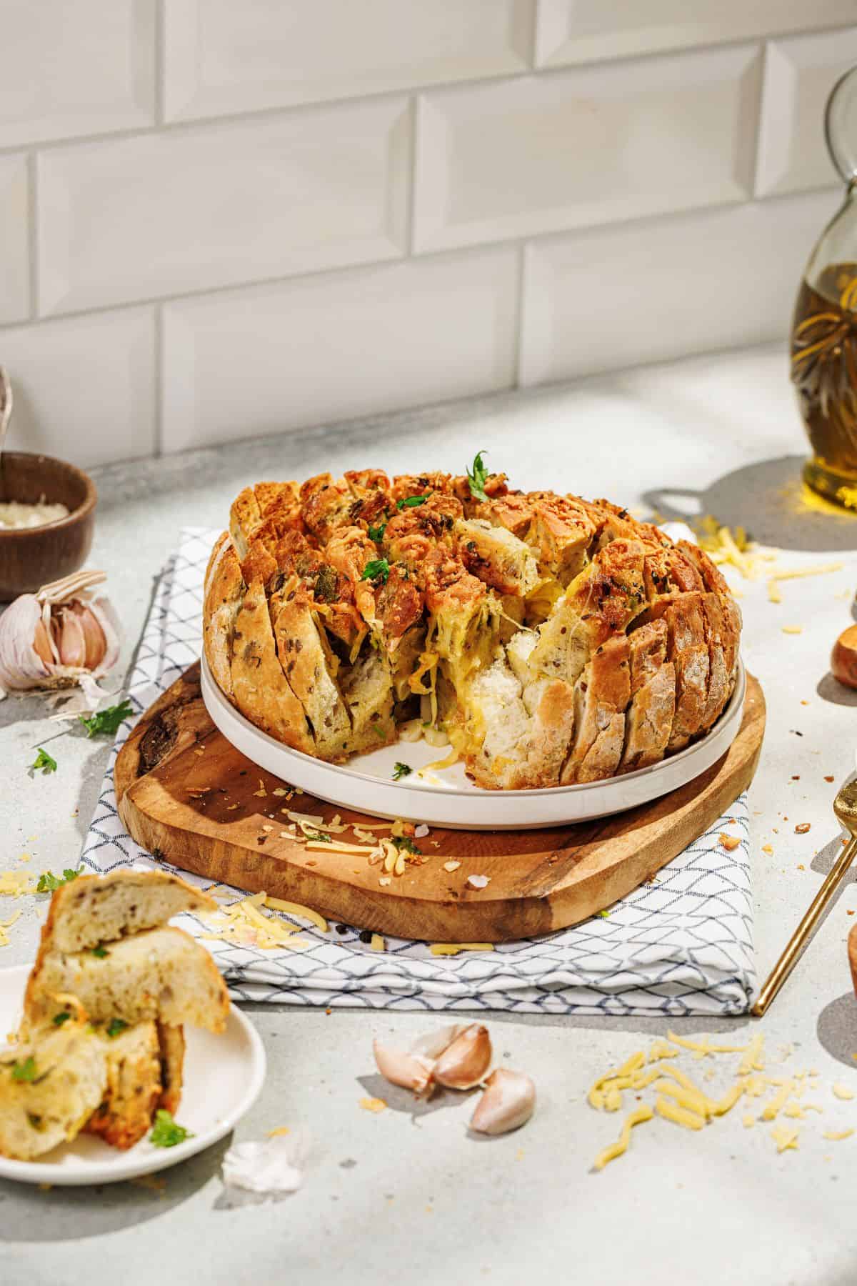 Delicious bread dough being risen and folded for perfect texture and flavor. Ideal for artisan bread baking enthusiasts.