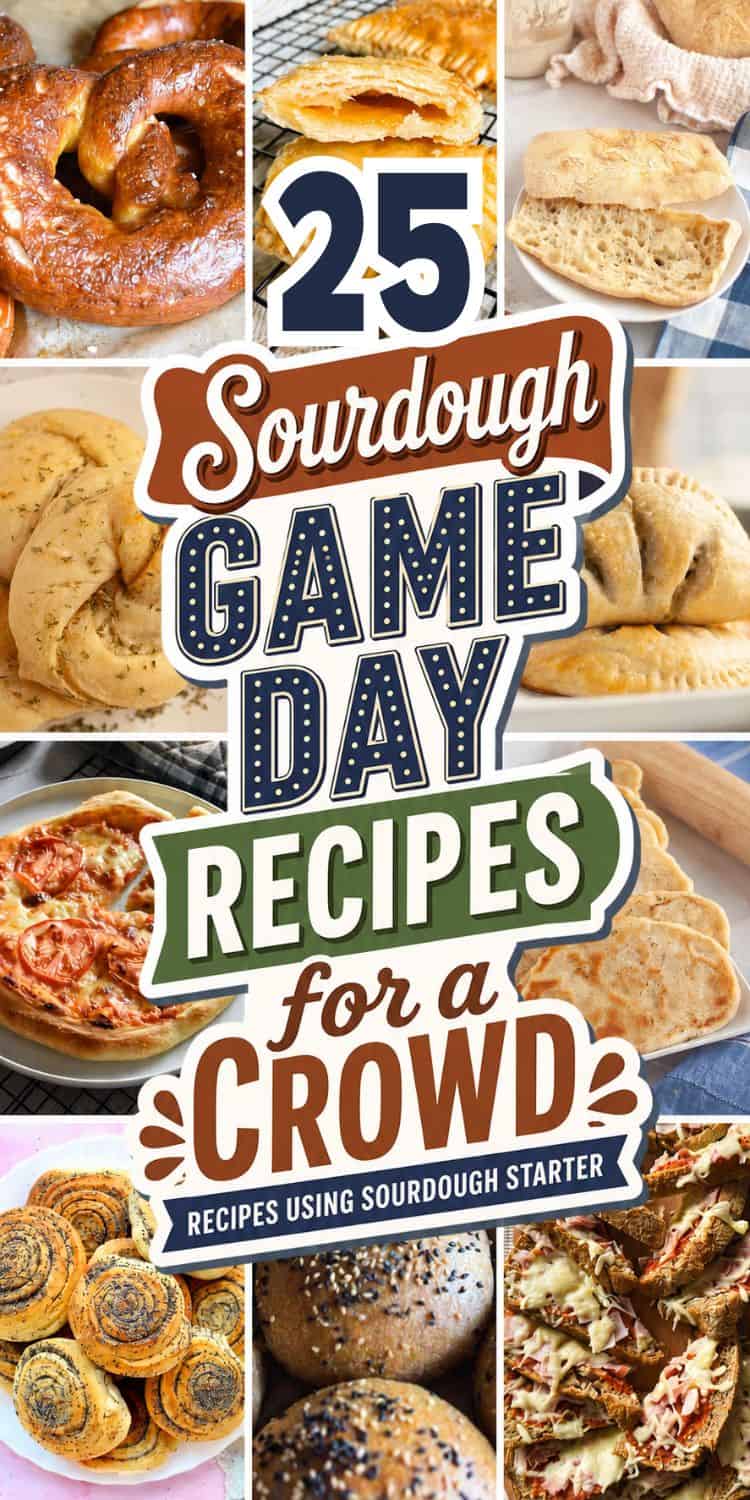 Delicious sourdough baked goods perfect for game day gatherings.