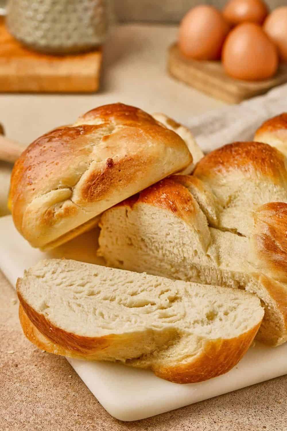 Soft, freshly baked bread showcasing the art of stretch and fold baking techniques.