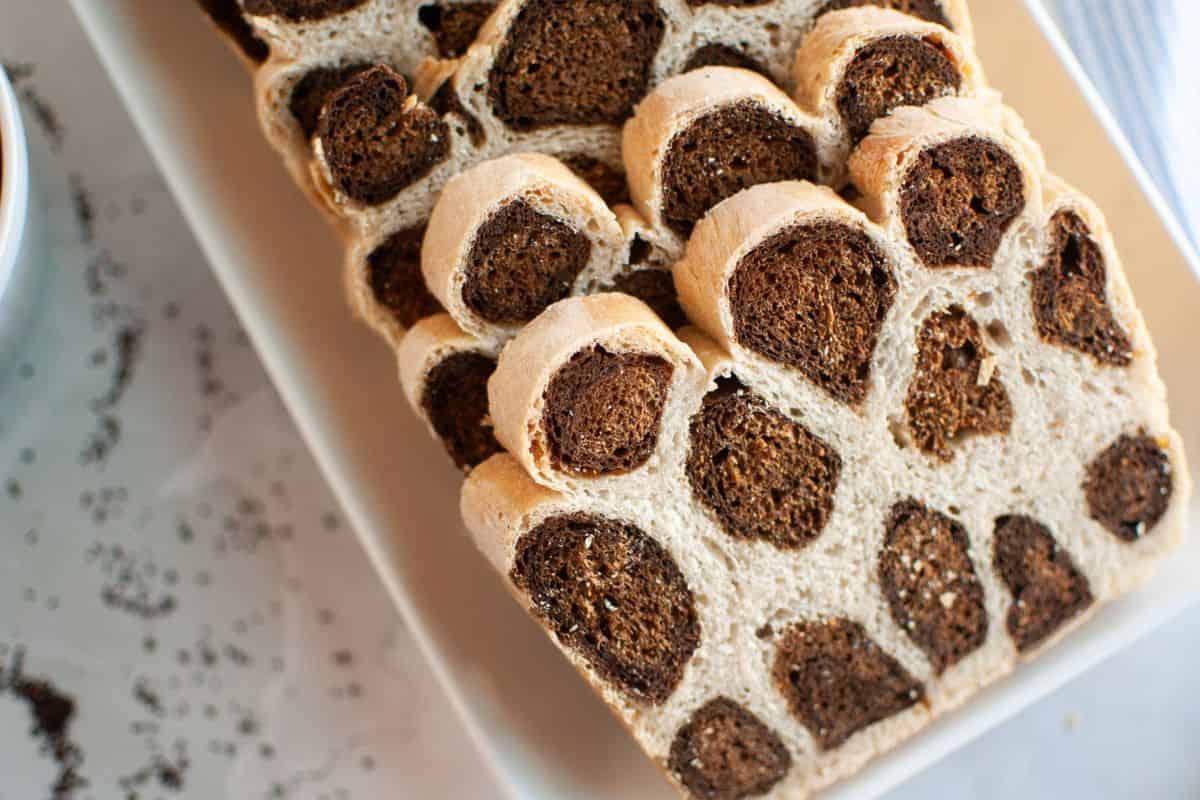 Delicious croissant bread rolls filled with rich chocolate, perfect for breakfast or dessert.