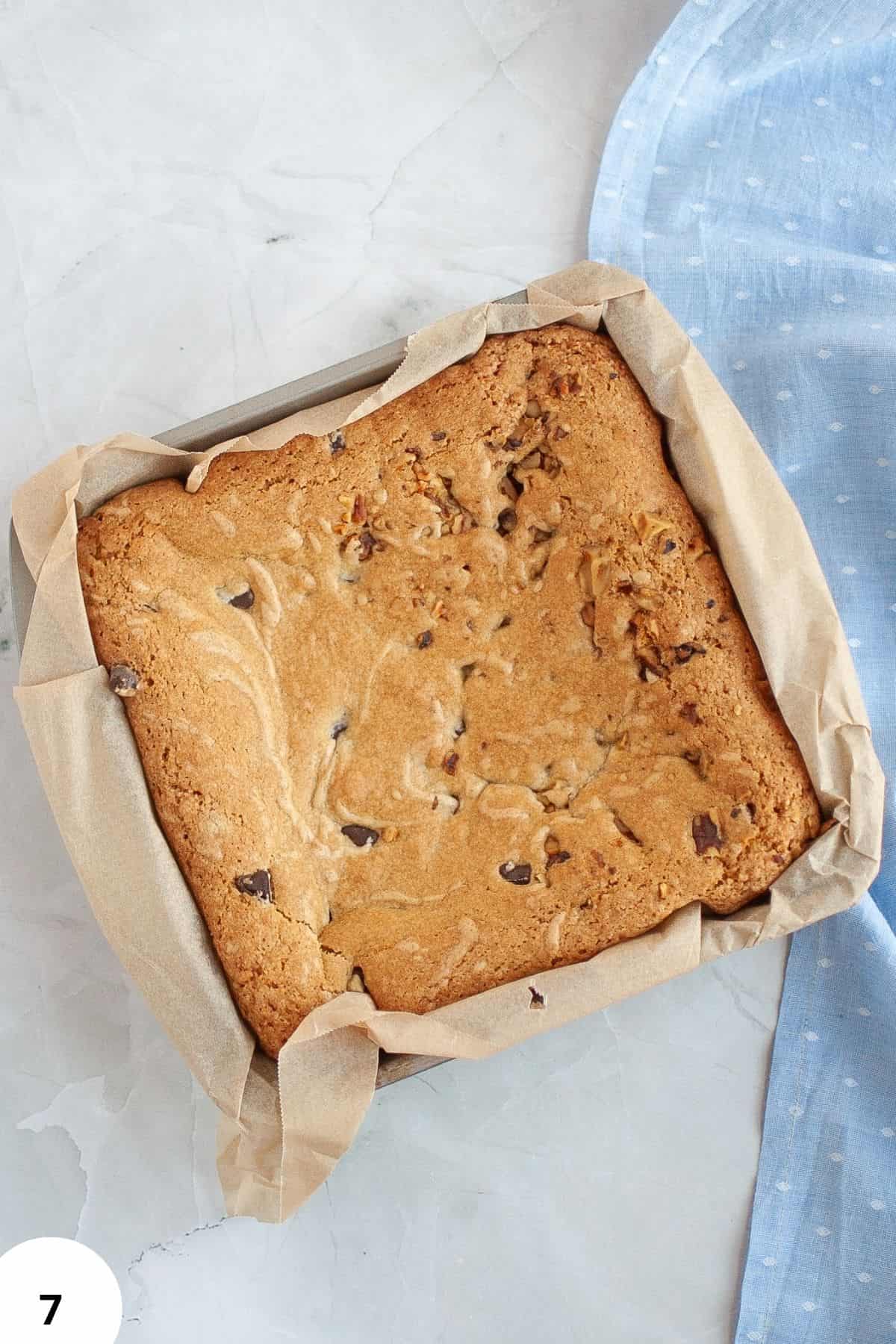 Delicious homemade cookie bread with chocolate chips.