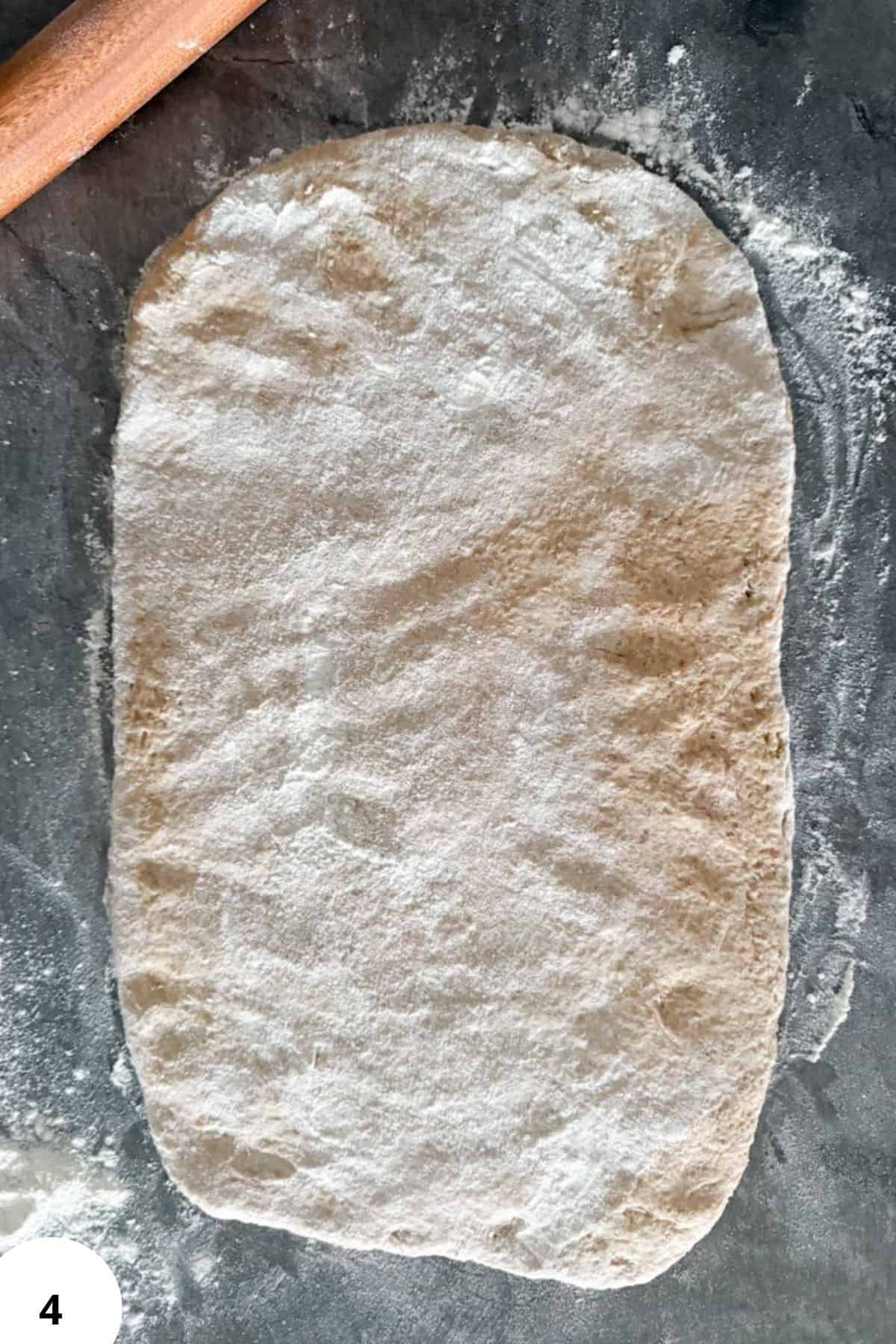 Fresh milled grain dough ready for baking, showcasing high-quality, nutritious flour.