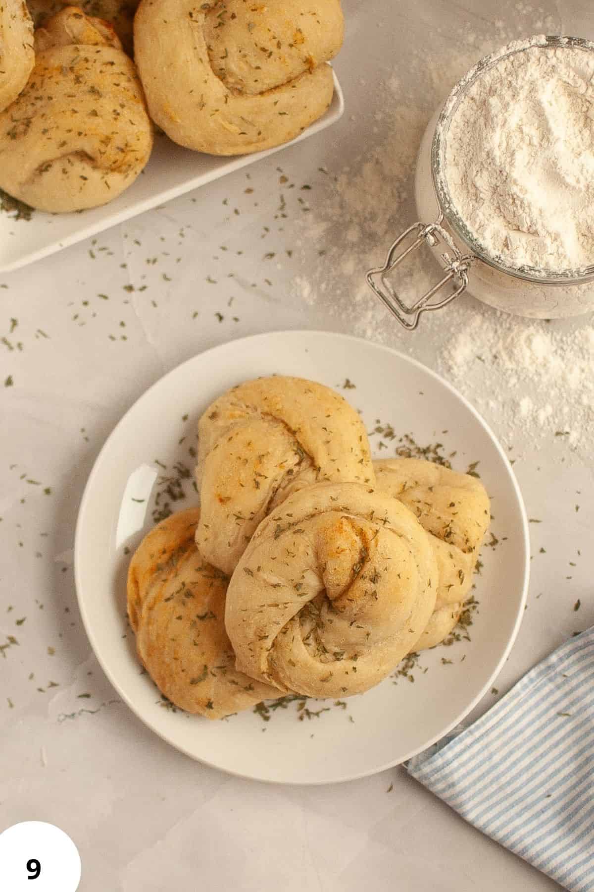 Delicious homemade bread with herbs, perfect for baking and bread-making enthusiasts.