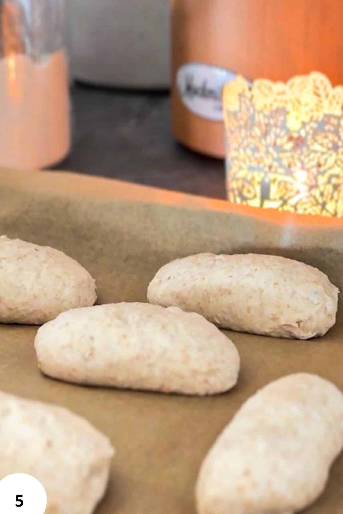 Sourdough spelt rolls dough during stretch and fold process for perfect texture.