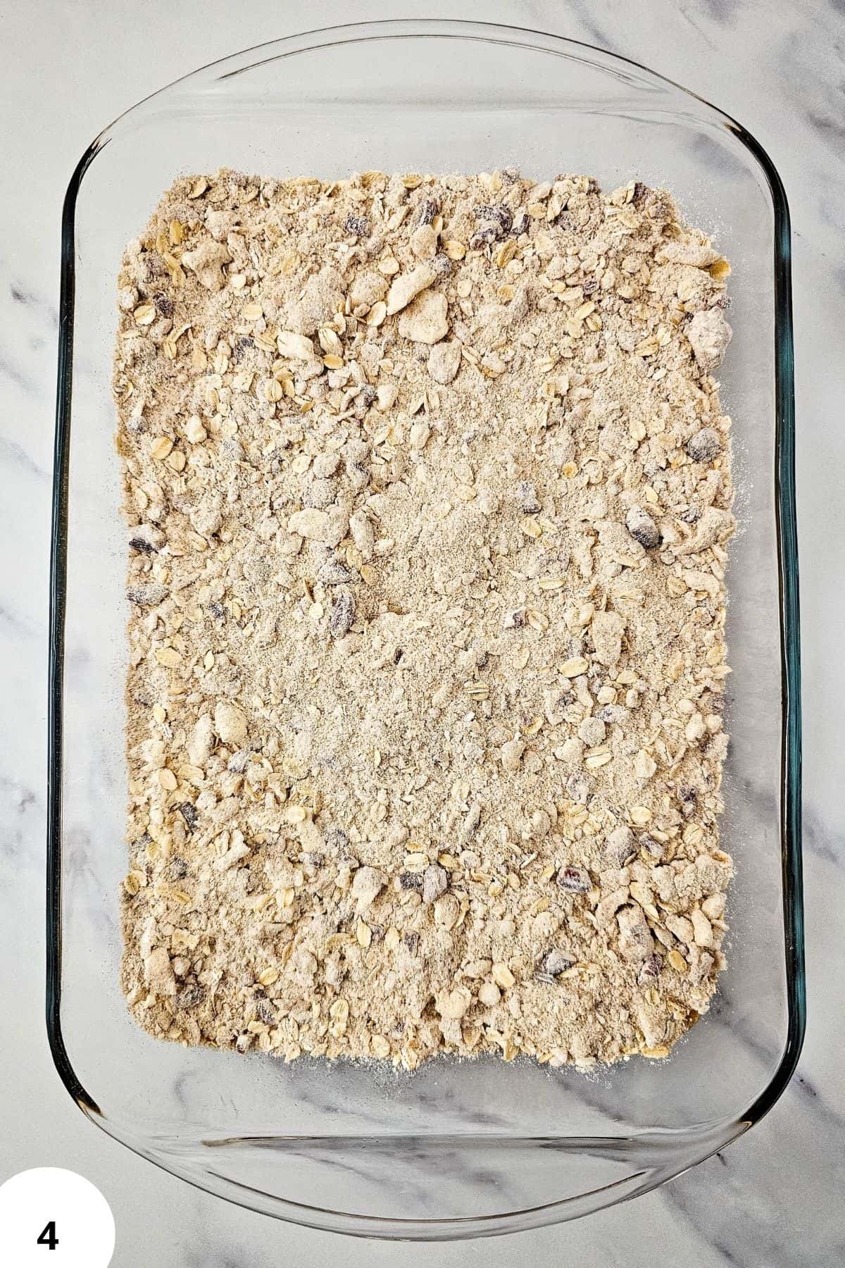 Delicious pumpkin pie crisp topped with buttery pecan oat crumble, perfect for fall desserts.