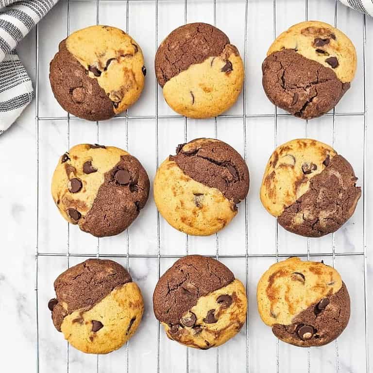 Delicious chocolate chip brookies with a perfect blend of cookie and brownie textures.