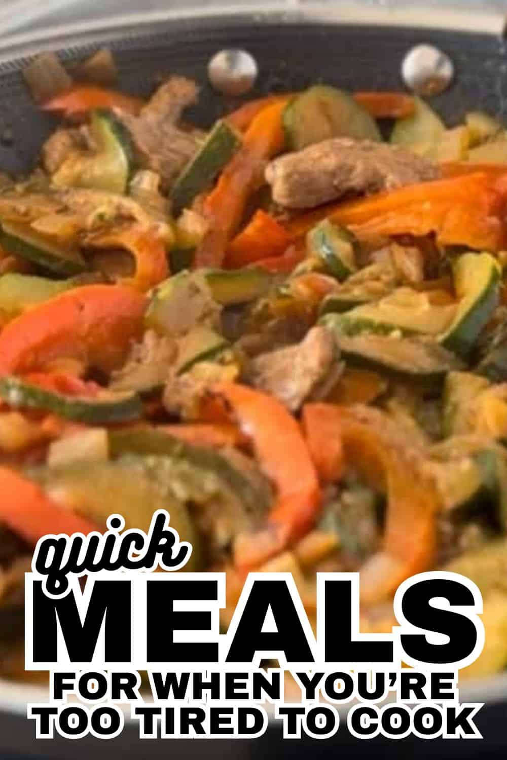 Quick Meals for When You're Too Tired to Cook.