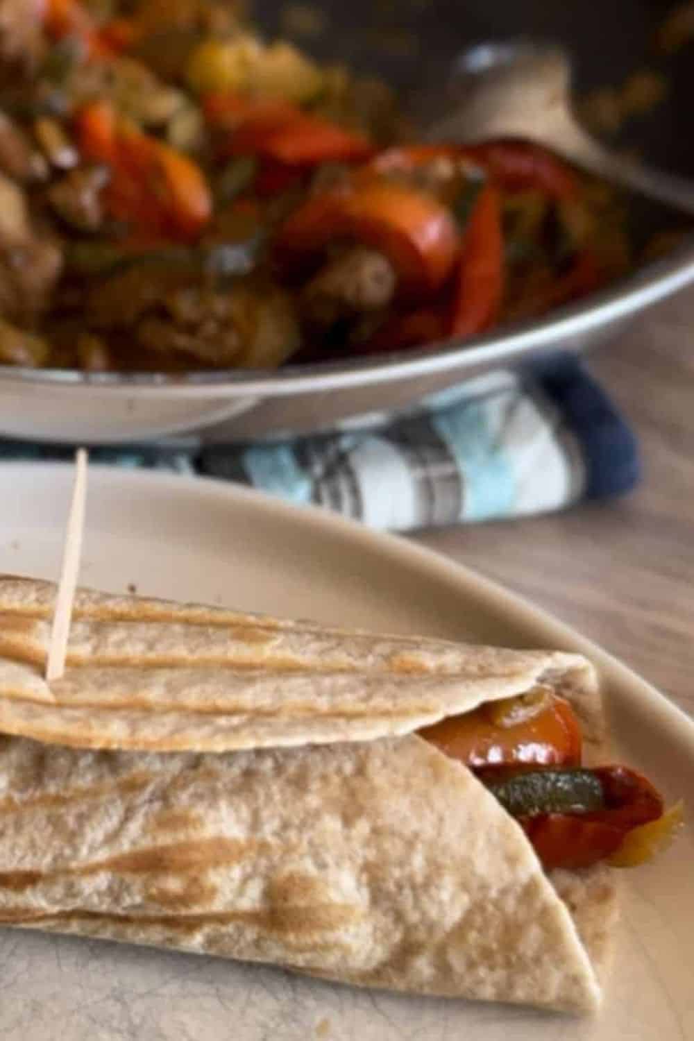 Delicious ground beef wraps filled with fresh vegetables, perfect for quick dinner recipes.