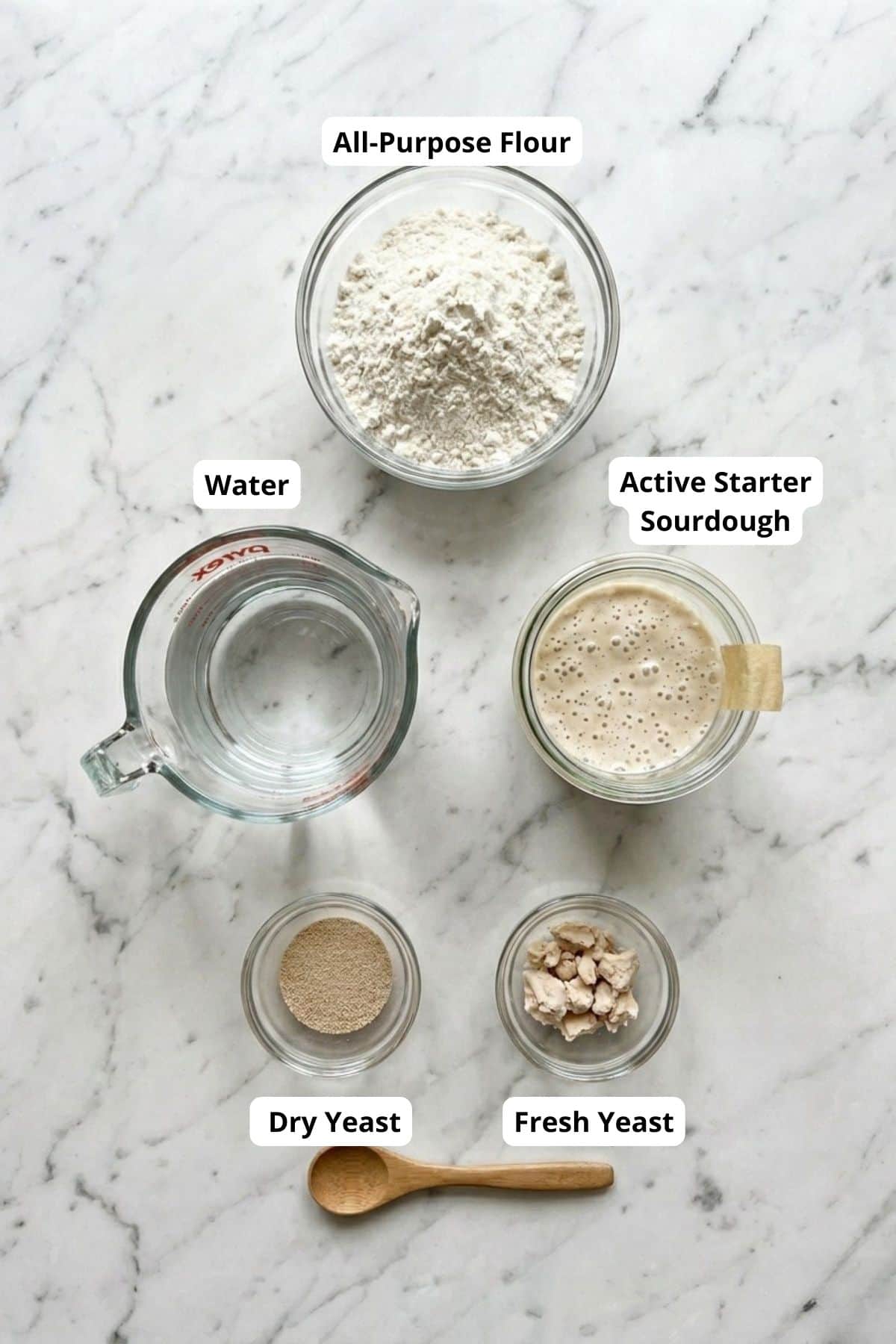 All-Purpose Flour for Hybrid Sourdough Bread.