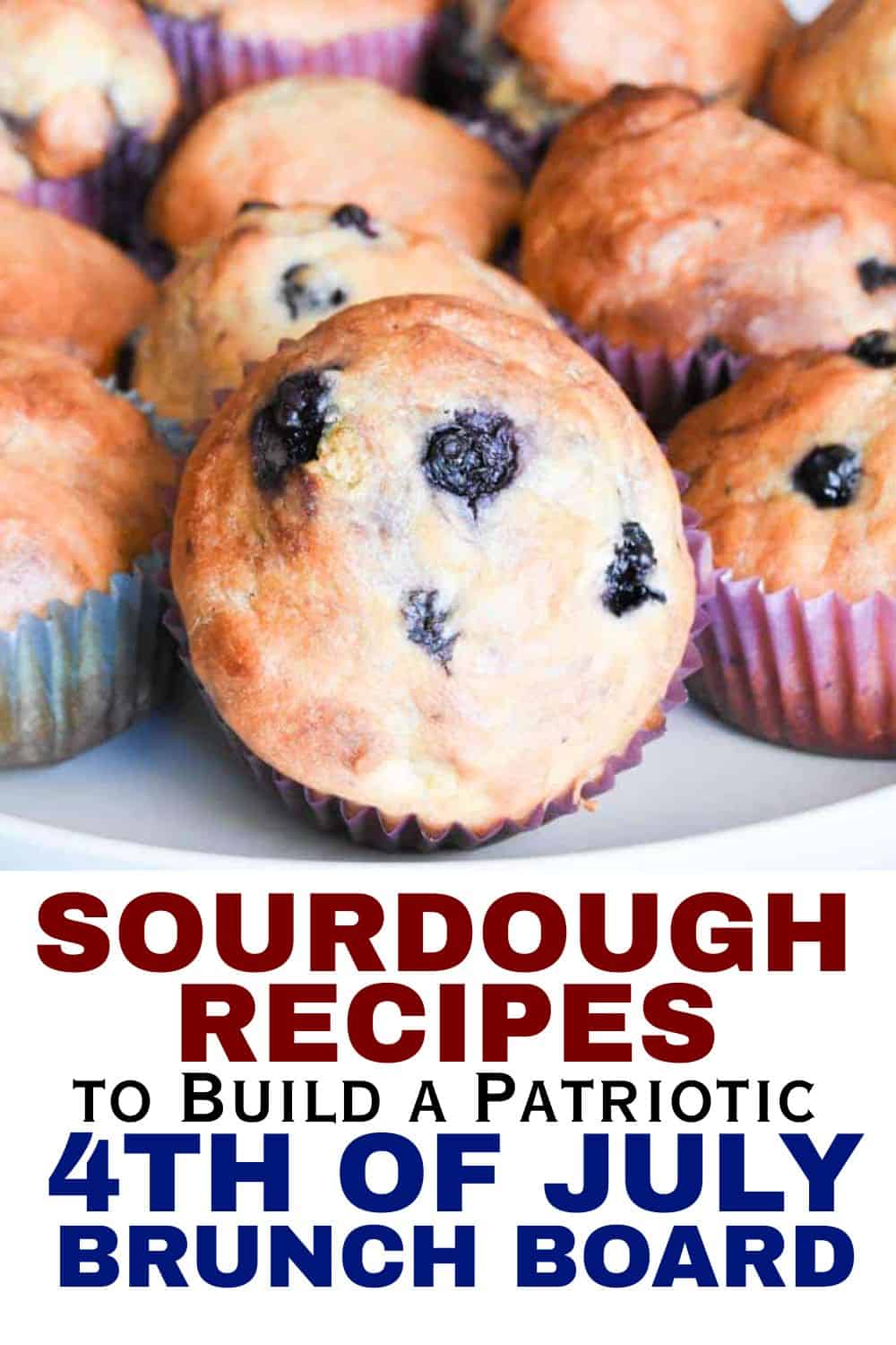 Sourdough blueberry muffins, perfect for breakfast or brunch, showcasing fermentation and baking tec.