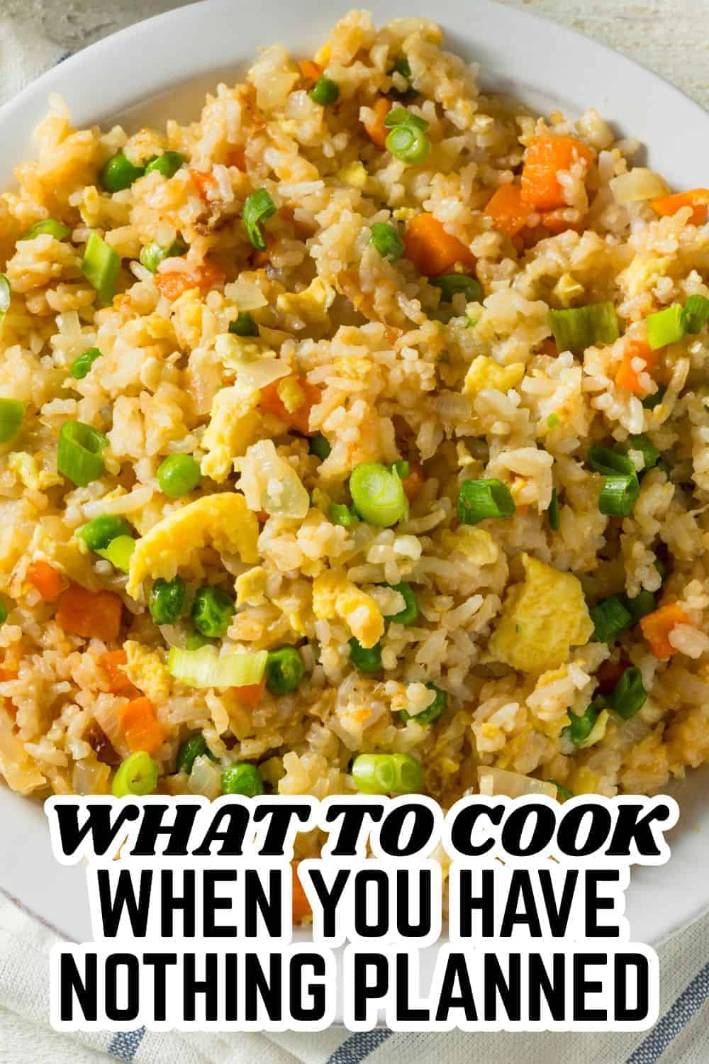 Easy fried rice with vegetables and eggs, perfect for quick meals.
