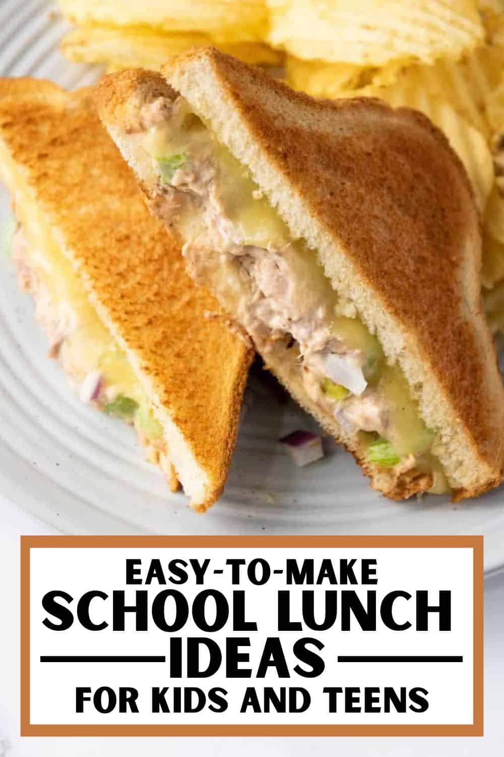 Easy school lunch ideas for kids and teens with delicious sandwiches.