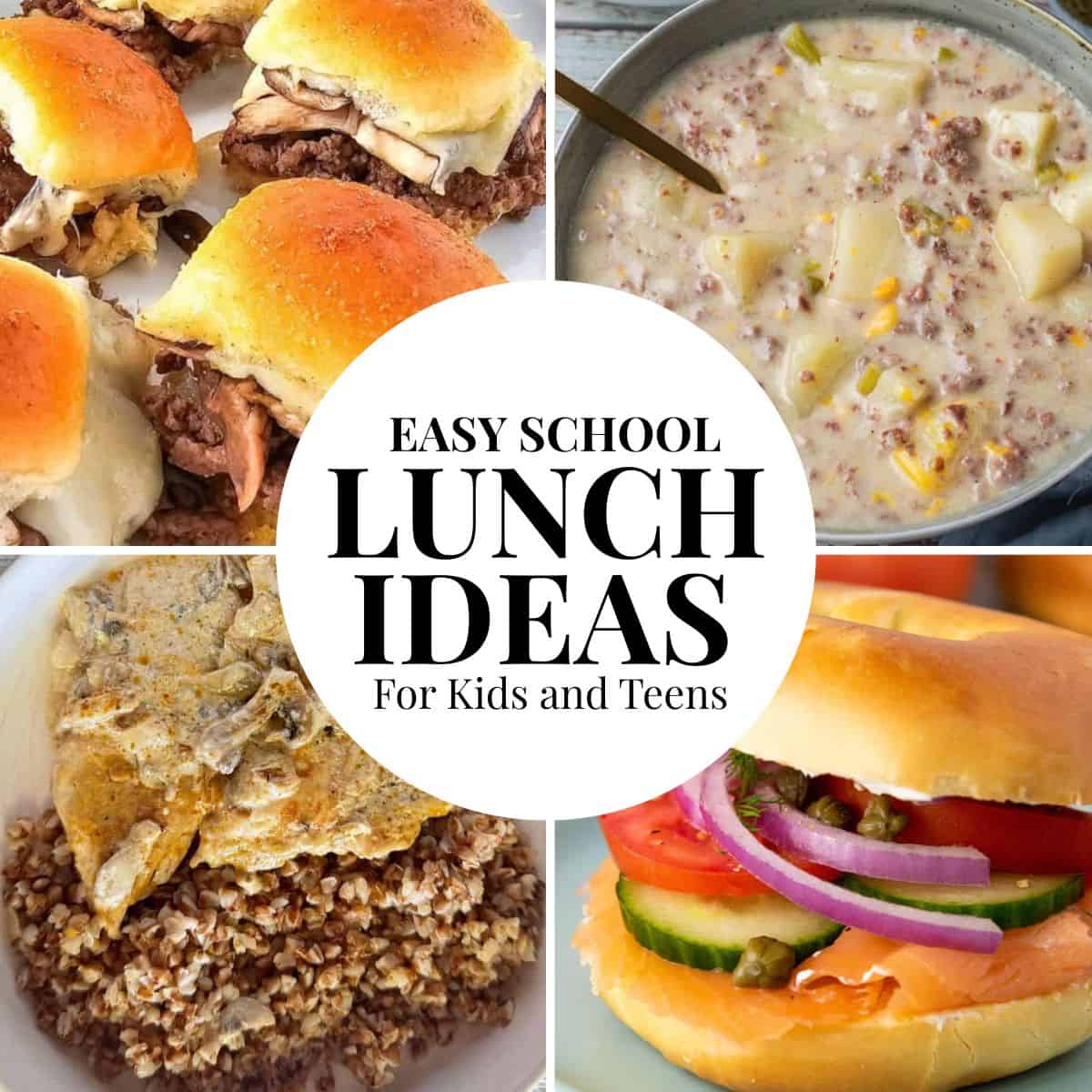 Easy School Lunch Ideas for Kids and Teens - Stretch and Folds