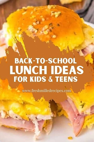 Delicious stuffed baked potatoes with ham and cheese for kids' lunch.