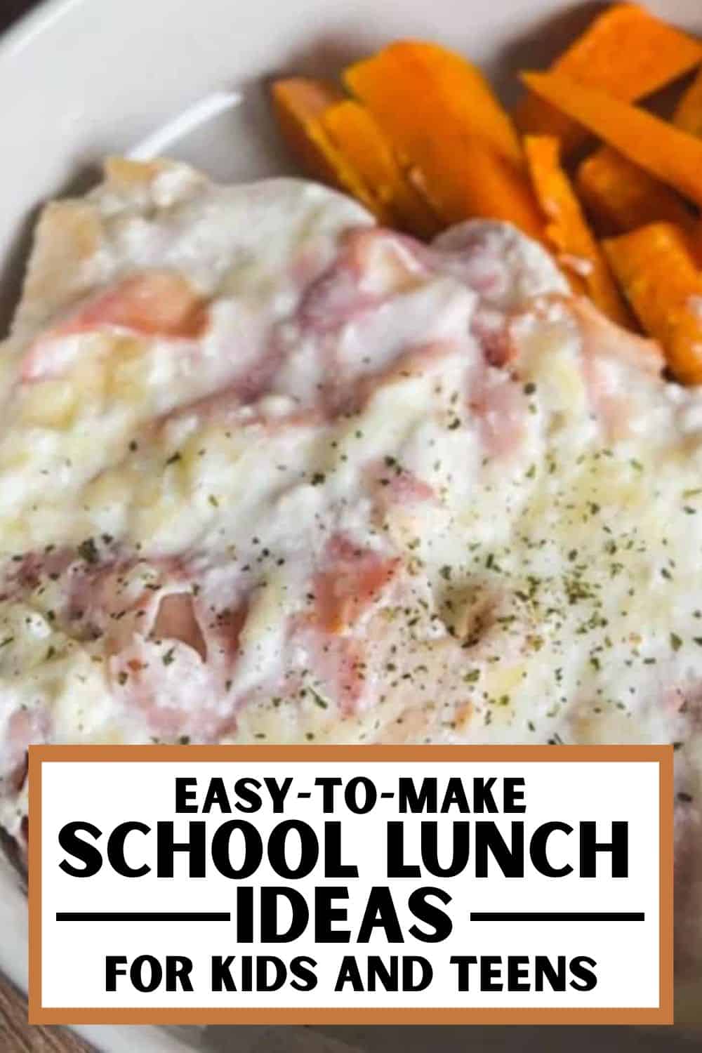 Healthy school lunch ideas with stretch and folds technique.