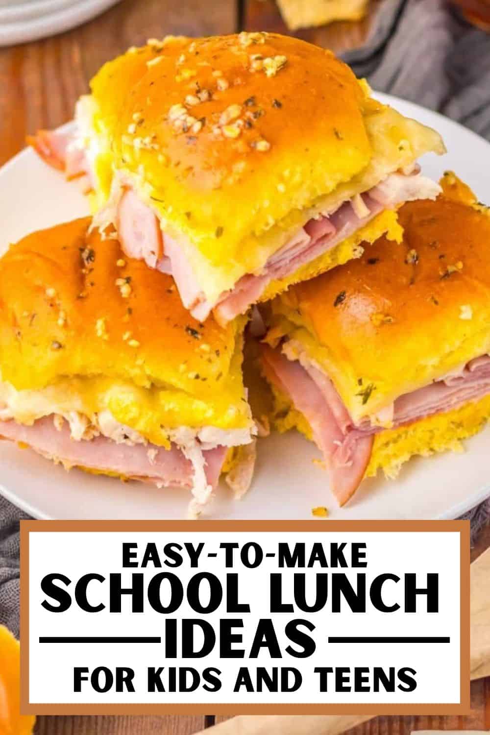 Delicious cornbread with ham and cheese, perfect for easy school lunch ideas.