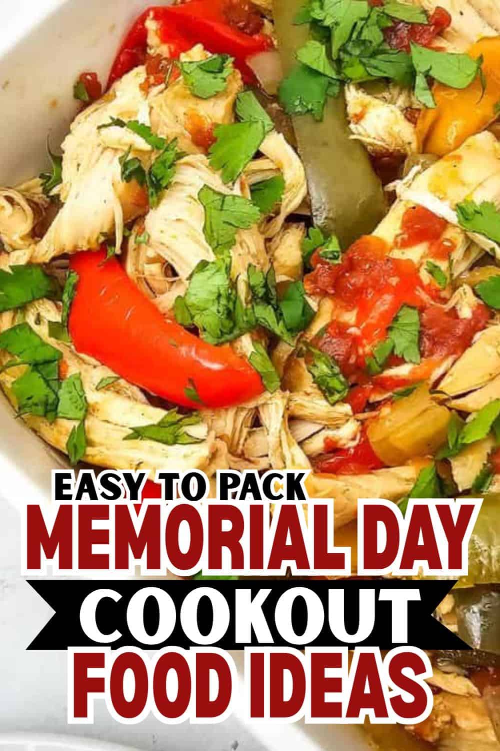 Delicious and easy-to-pack Memorial Day cookout food ideas for a crowd. Perfect for outdoor gatherin.