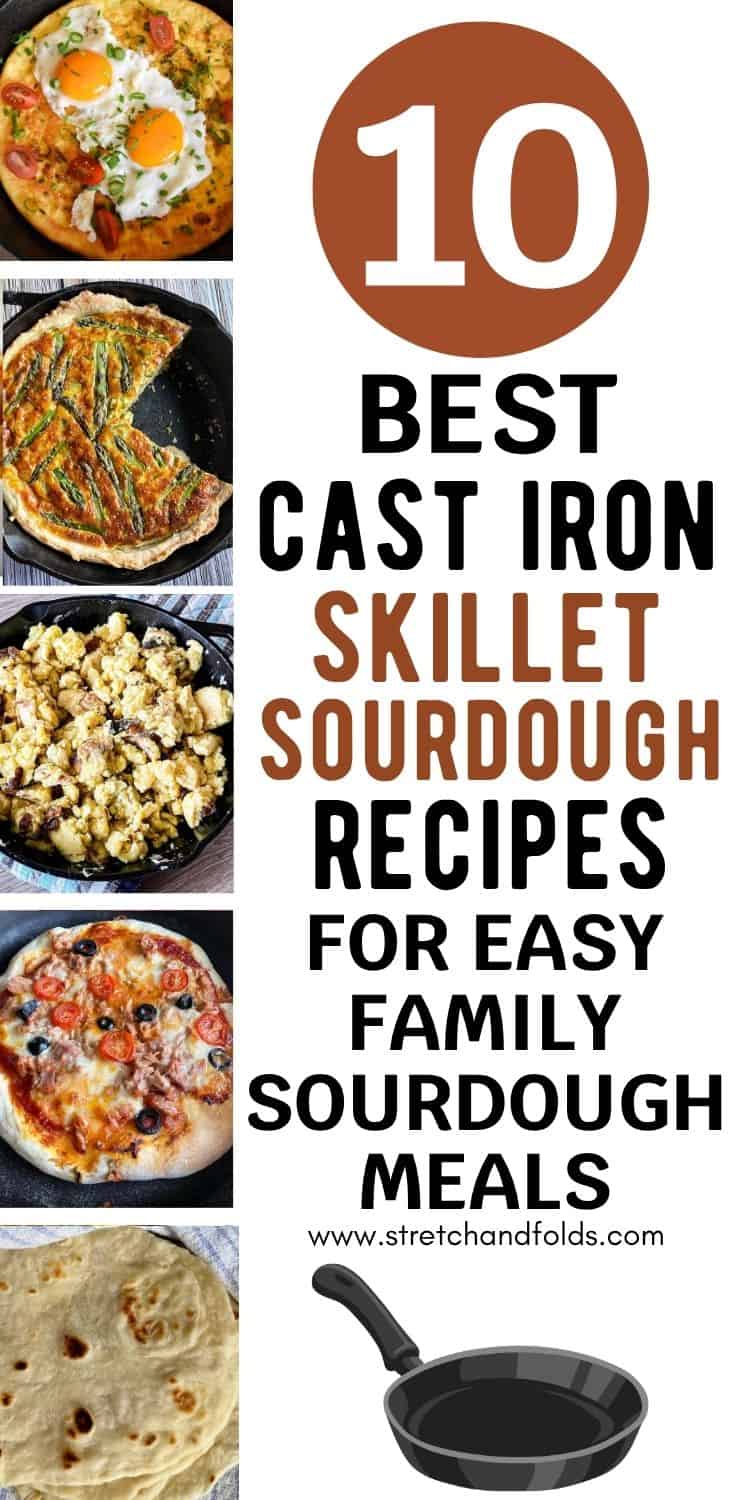 Collection of skillet sourdough recipes for quick, delicious family meals.