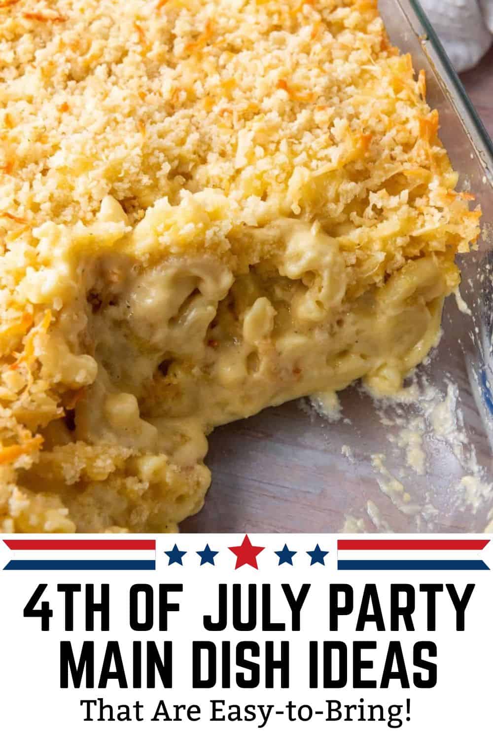 Delicious homemade pie with crumb topping, perfect for 4th of July celebrations.
