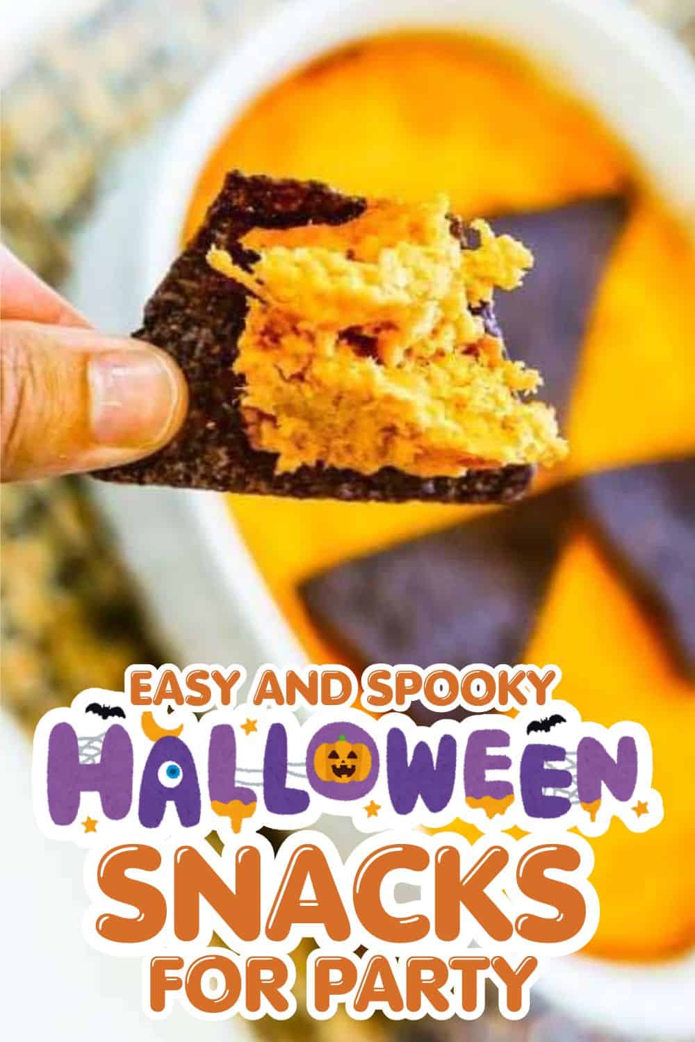 Delicious Halloween-themed baked snack with pumpkin filling and dark chocolate crust.