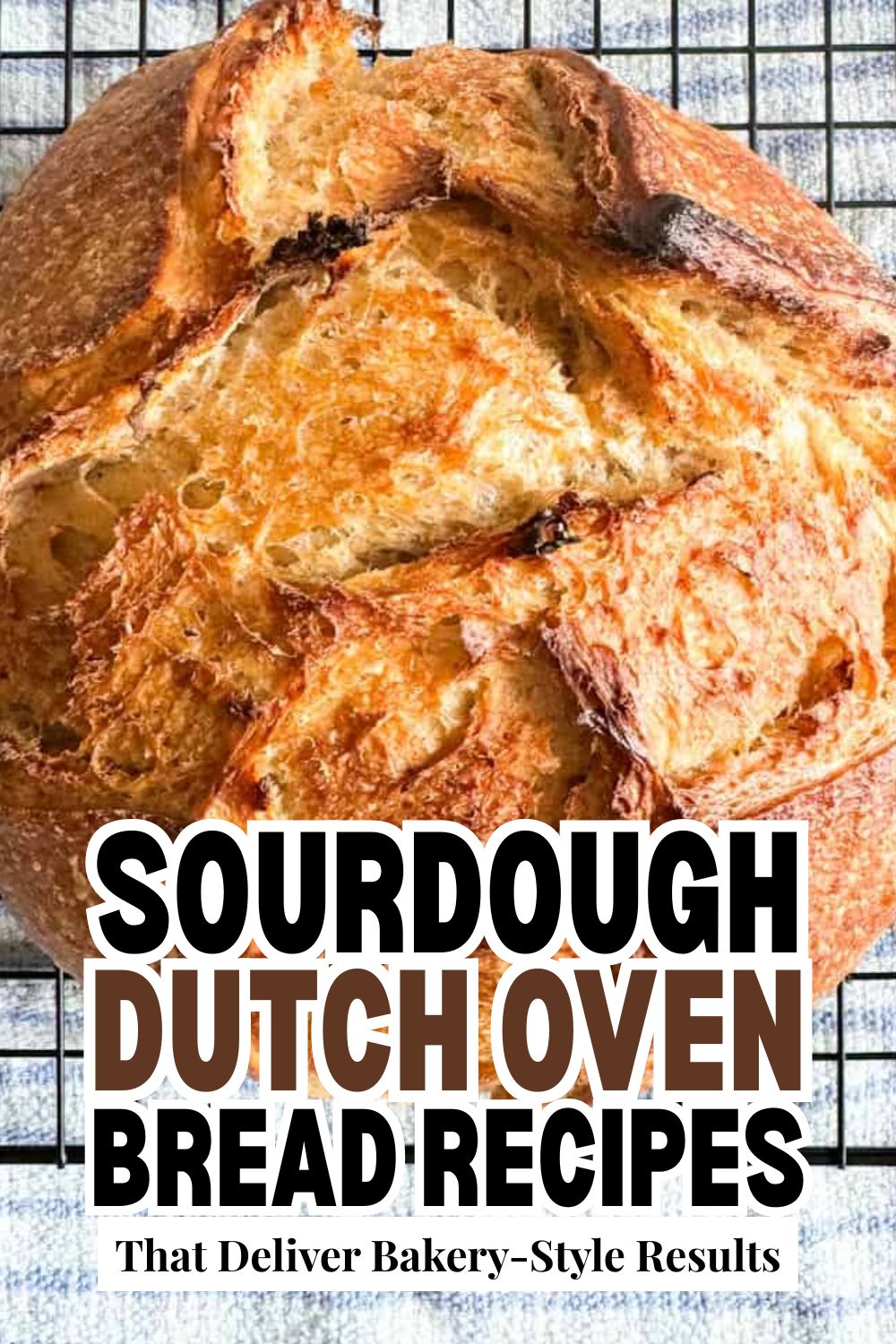 Sourdough Dutch oven bread with a crispy crust and soft interior, perfect for bakery-style results a.