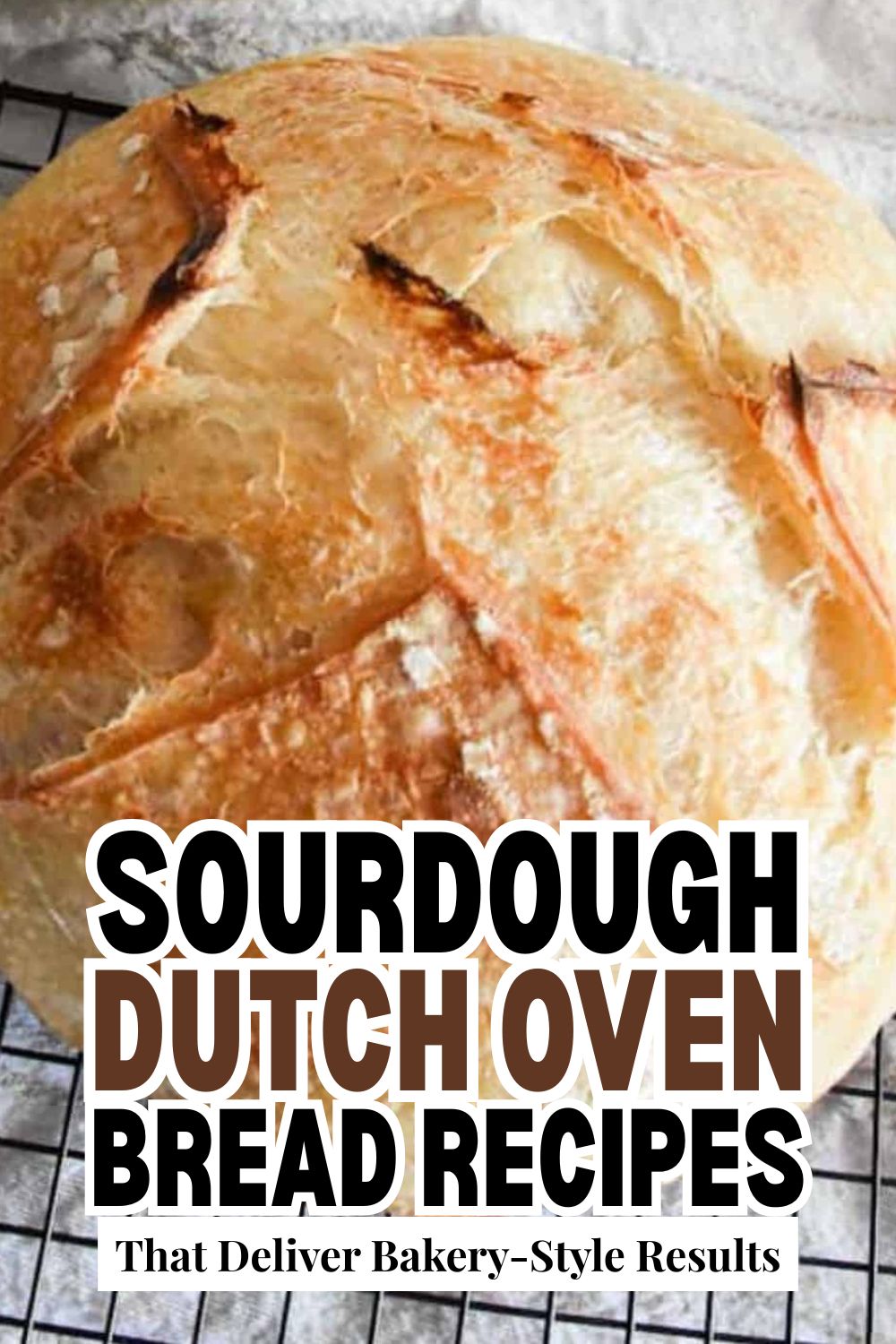 Sourdough bread dough with stretch and fold technique in a Dutch oven.