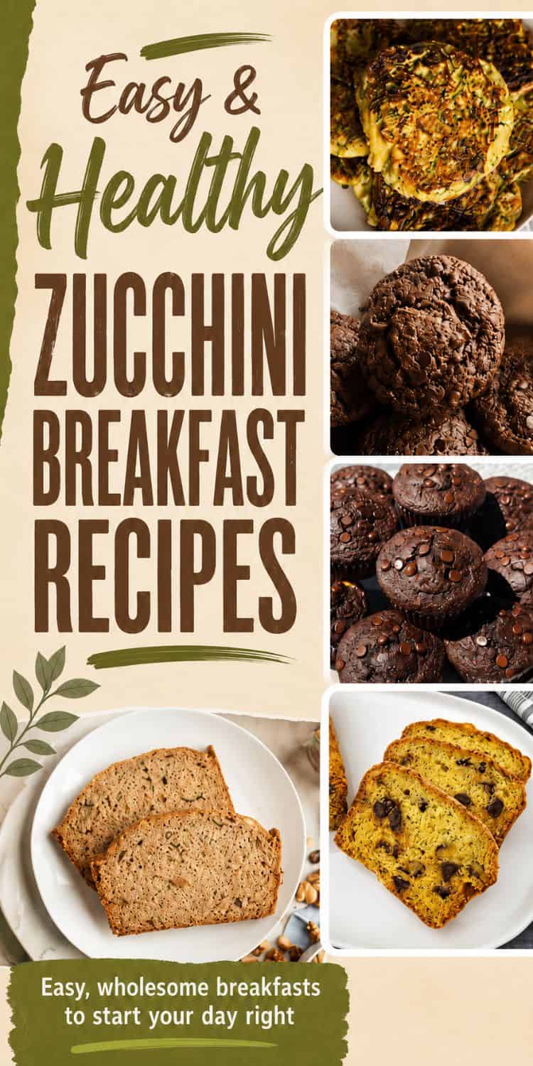 Delicious zucchini breakfast recipes with healthy ingredients and baked options.