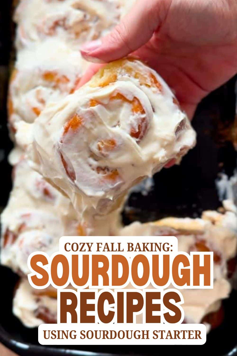 Close-up of sourdough bread dough being stretched and folded during baking process.