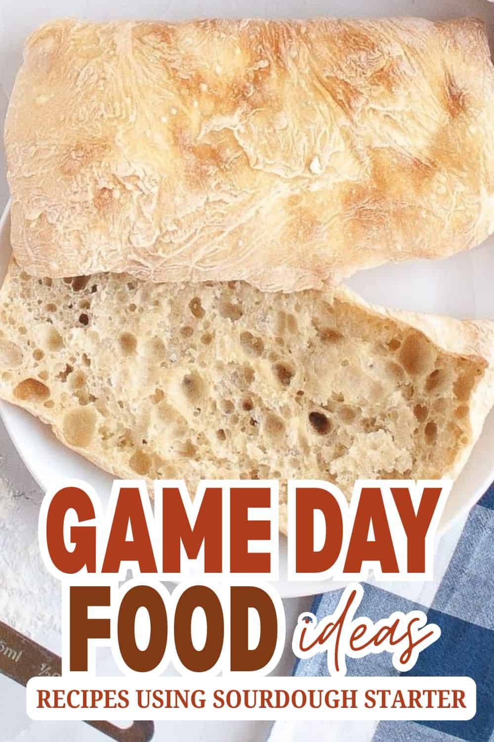 Freshly baked sourdough bread with a crispy crust and airy crumb.