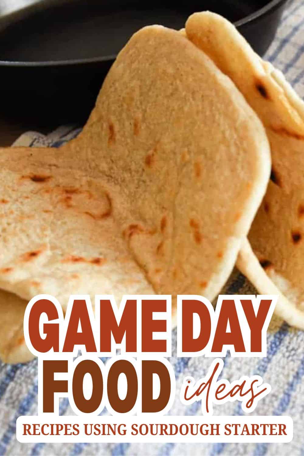 Close-up of sourdough bread slices for game day food ideas.