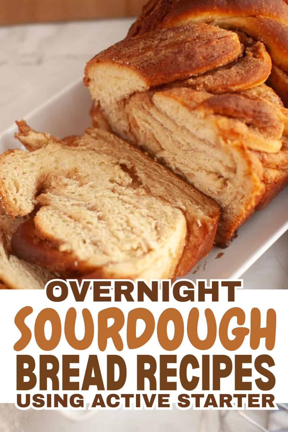 Freshly baked sourdough bread with a golden crust and soft interior.