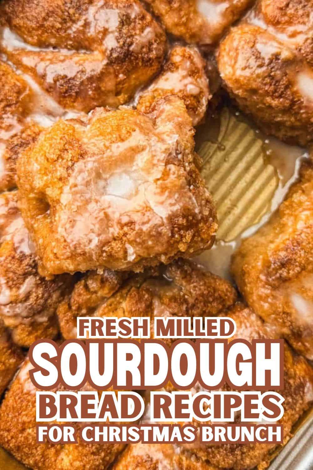 Close-up of crispy sourdough bread rolls with a golden crust.
